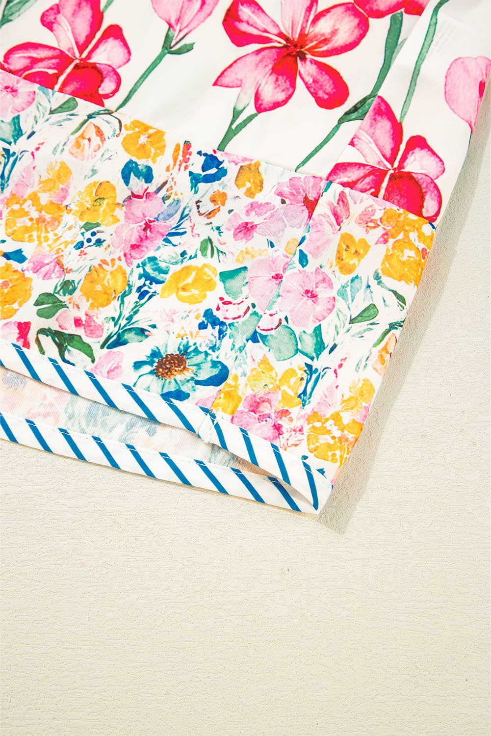 Plus Size Floral Print Blouse