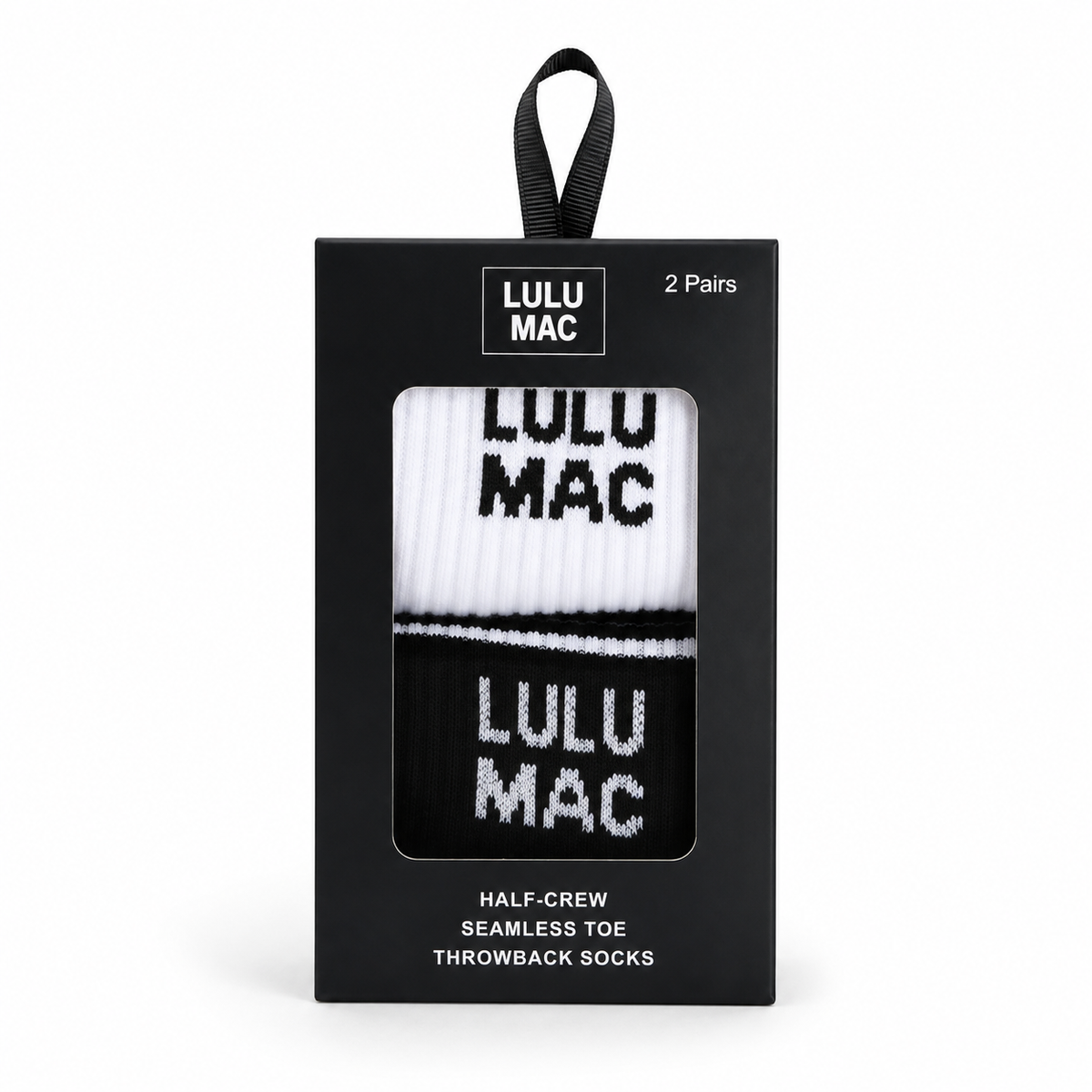 Lulu Mac Sock Box Black