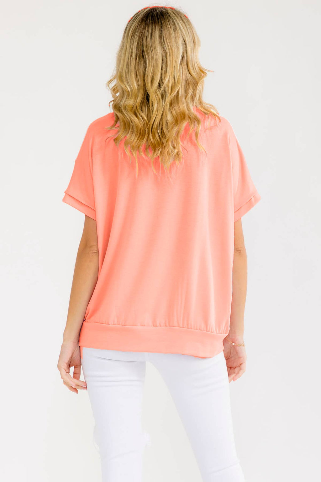 Checker Contrast Pocket Top