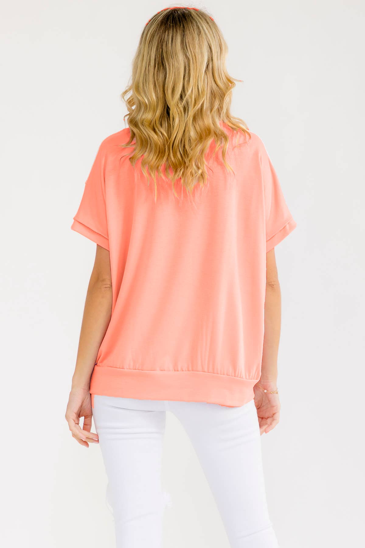 Checker Contrast Pocket Top