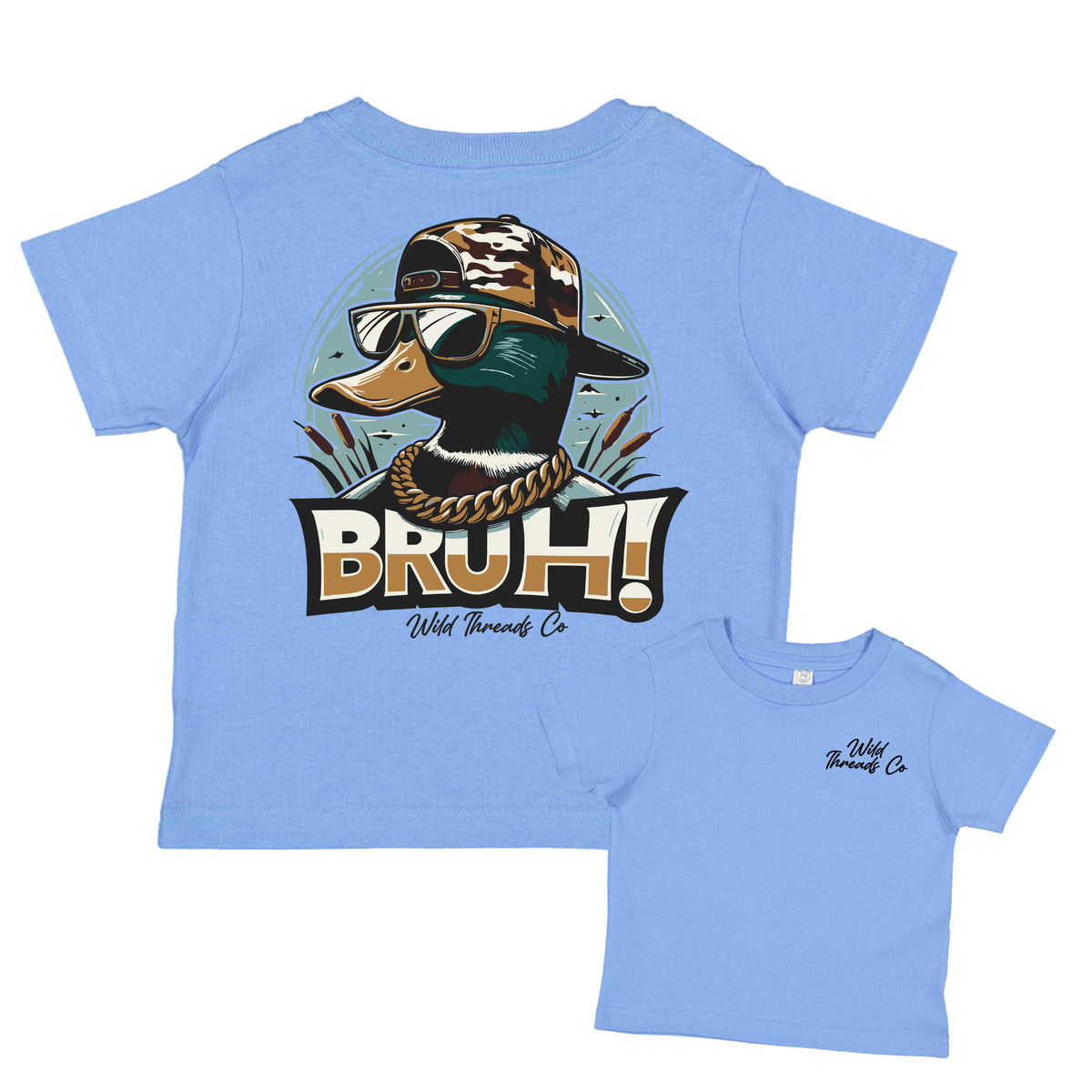 Youth Bruh Duck Blue Tee