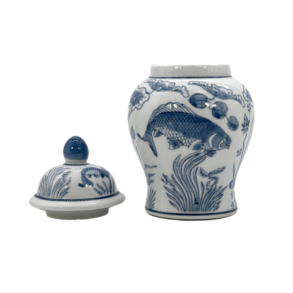 Chinoiserie Pink Decorative Ginger Jar 8"
