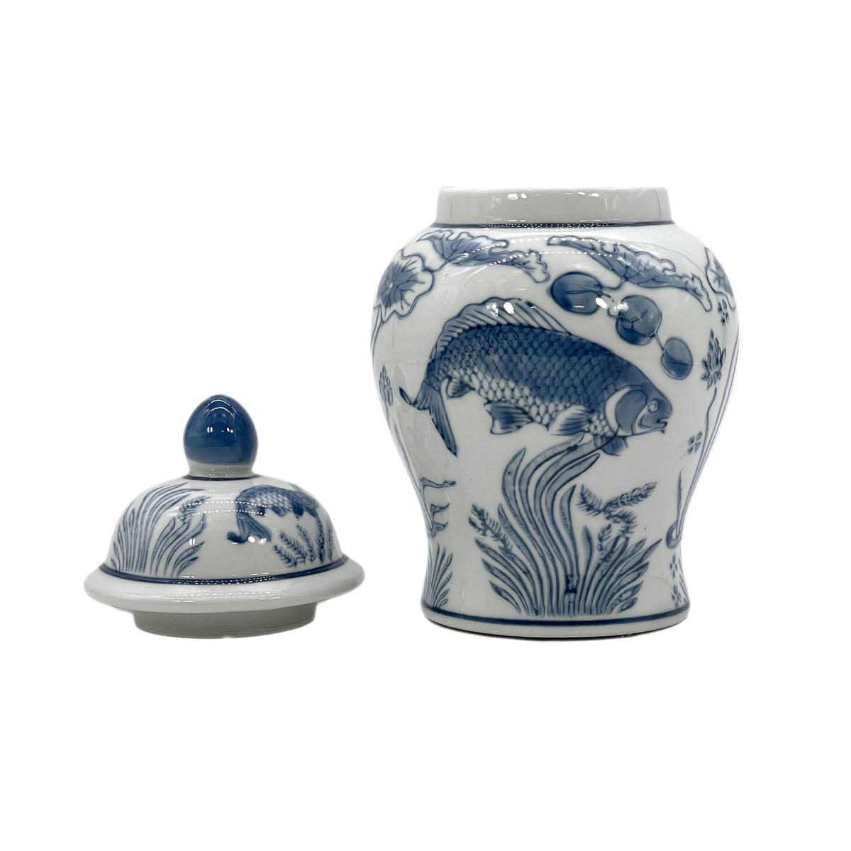 Chinoiserie Pink Decorative Ginger Jar 8"