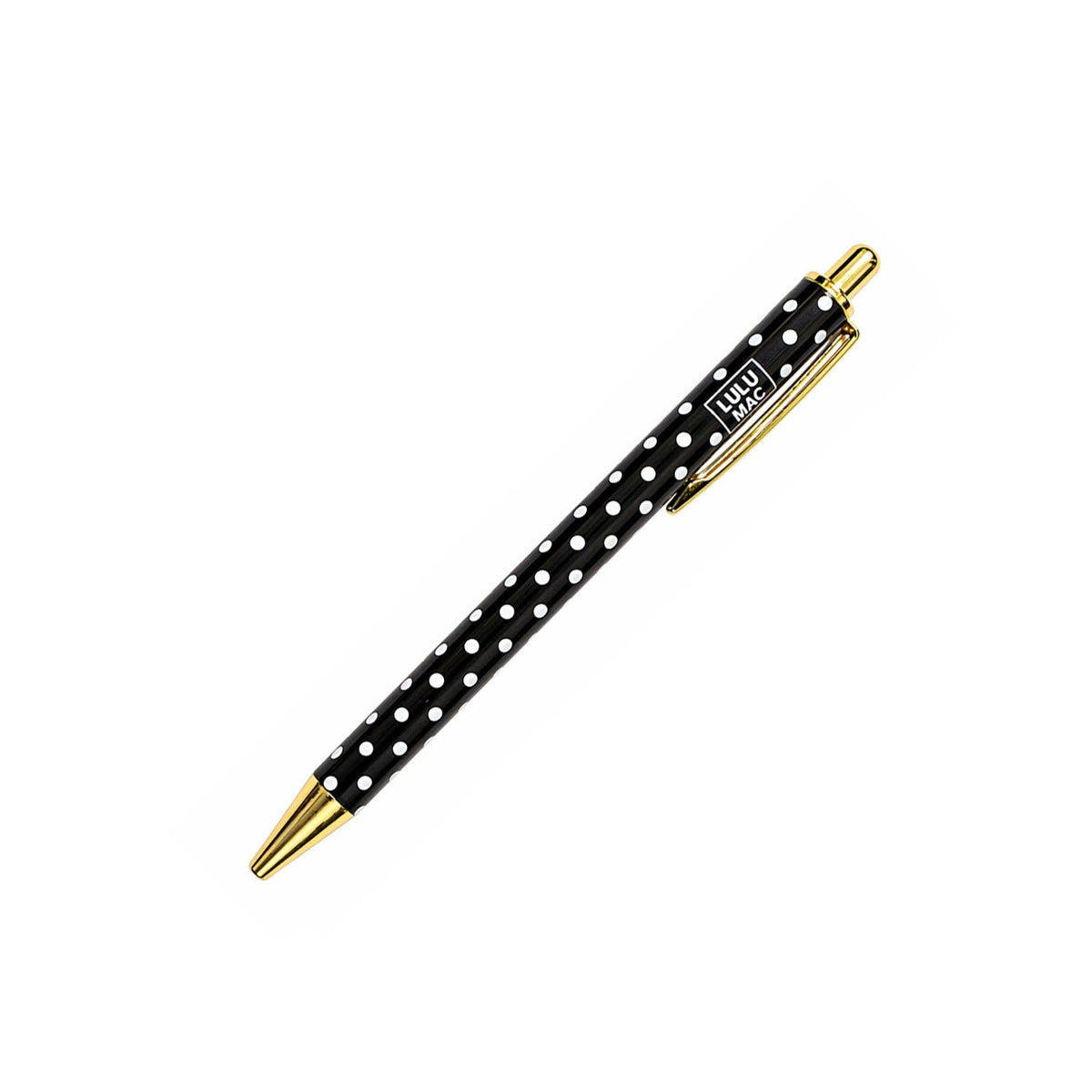 Lulu Mac Black/White Dot Ink Pen