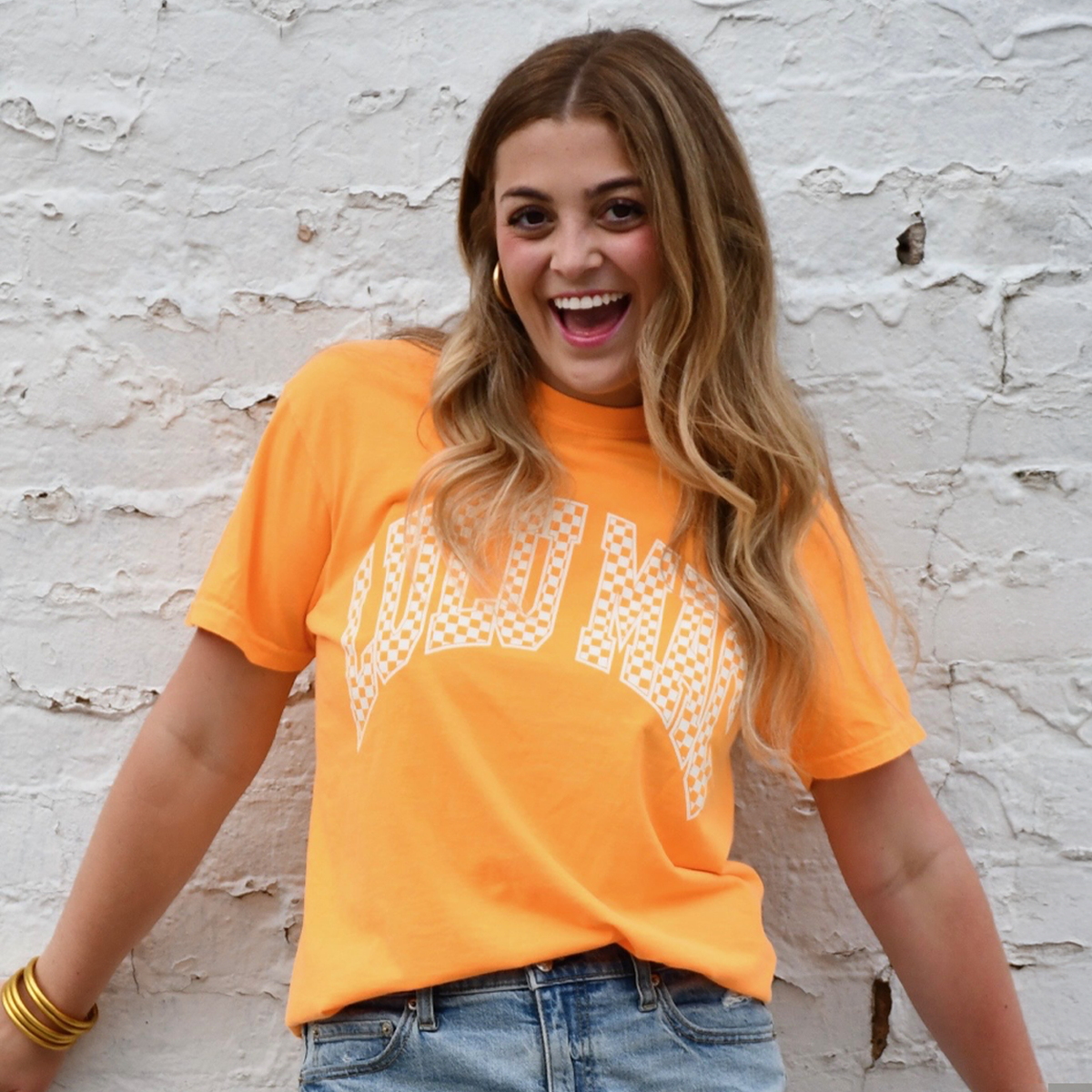 Lulu Mac T Shirt Bt Orange
