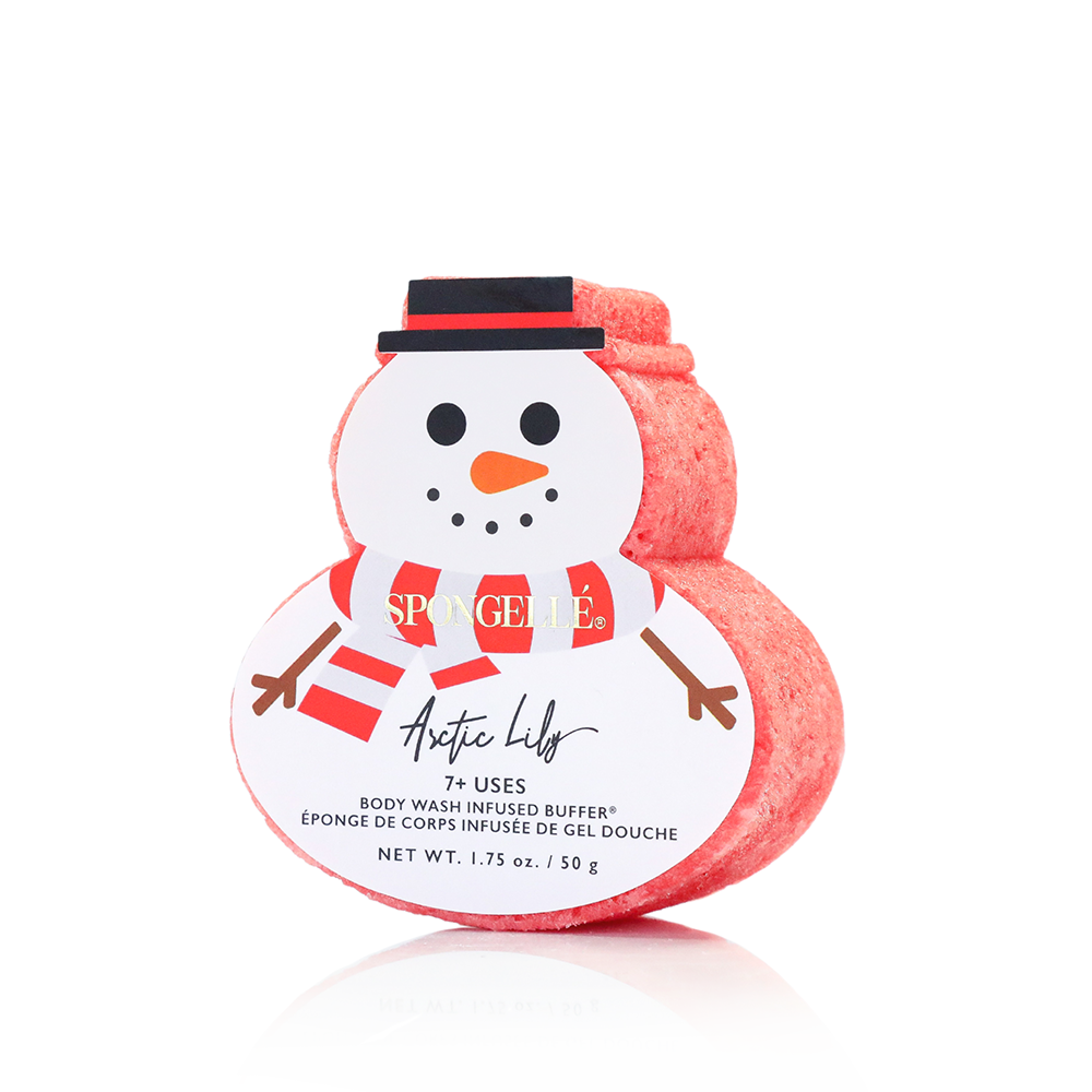 Red Snowman Arctic Lily Buffer