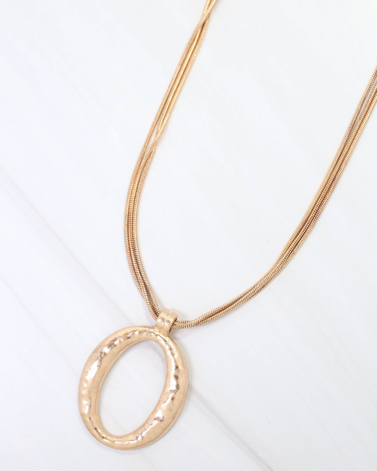 Caroline Hill Cascade Pendant Gold Chain