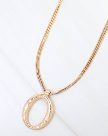 Caroline Hill Cascade Pendant Gold Chain