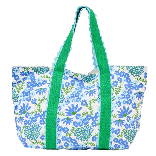 Capri Carryall Tote Daisy Chain White