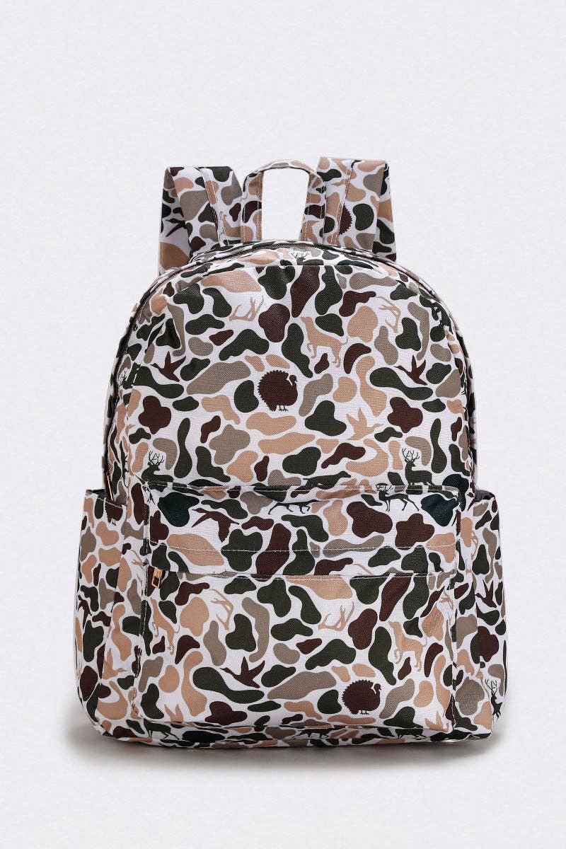 Kids Camo Hunting Print Backpack