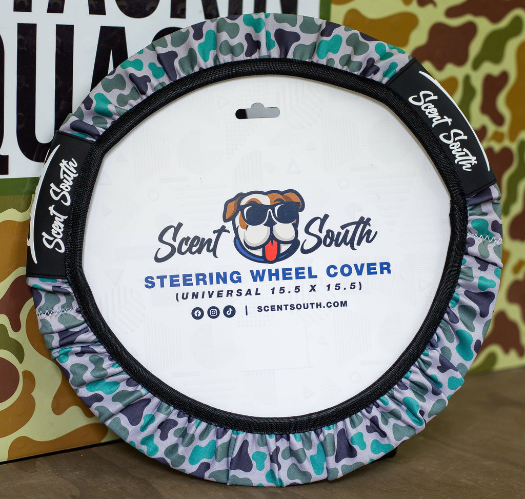 Steering Wheel Cover - Marsh Camo