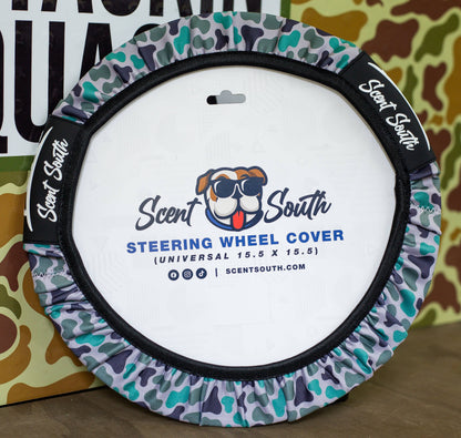 Steering Wheel Cover - Marsh Camo