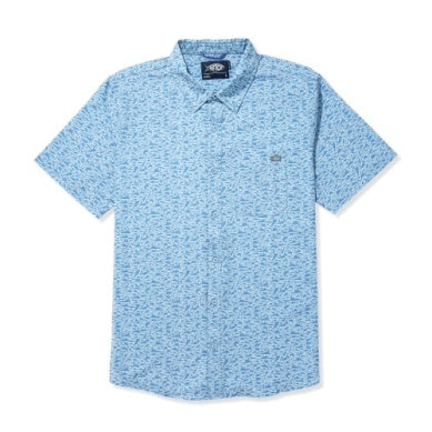 AFTCO Boat Bar SS Button Down Seaside