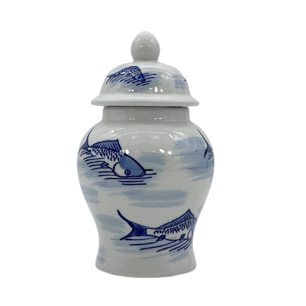 Chinoiserie Pink Decorative Ginger Jar 8"