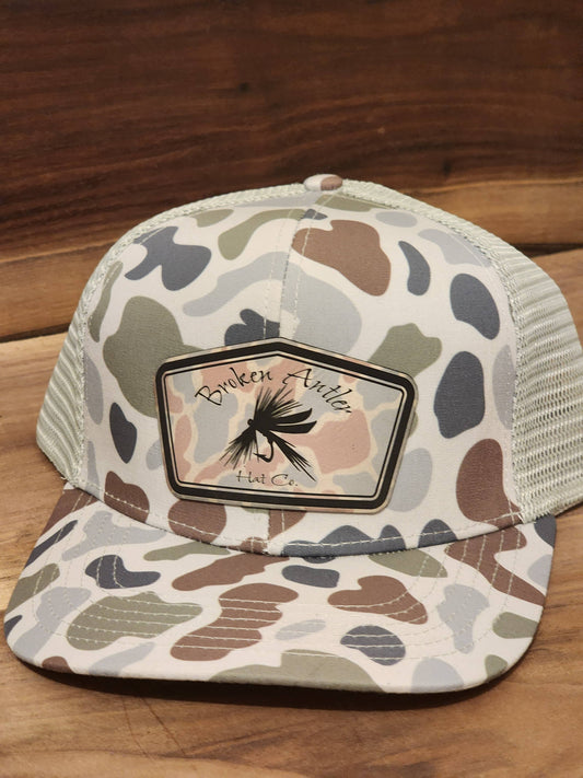 Broken Antler Hat Co. - The Fly RiverRock Camo Patch Hat