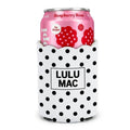 Luou Mac White/Black Dot Koozie
