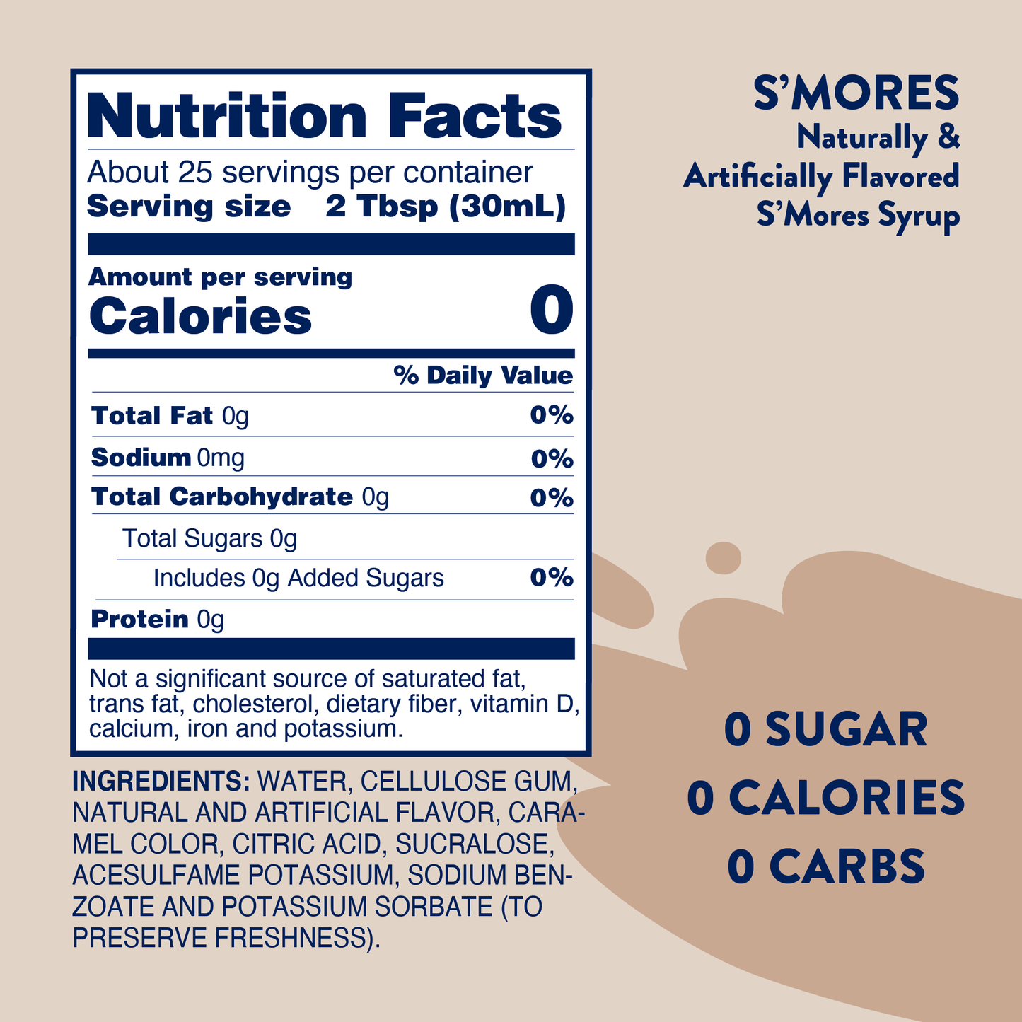 Sugar Free S'mores Syrup