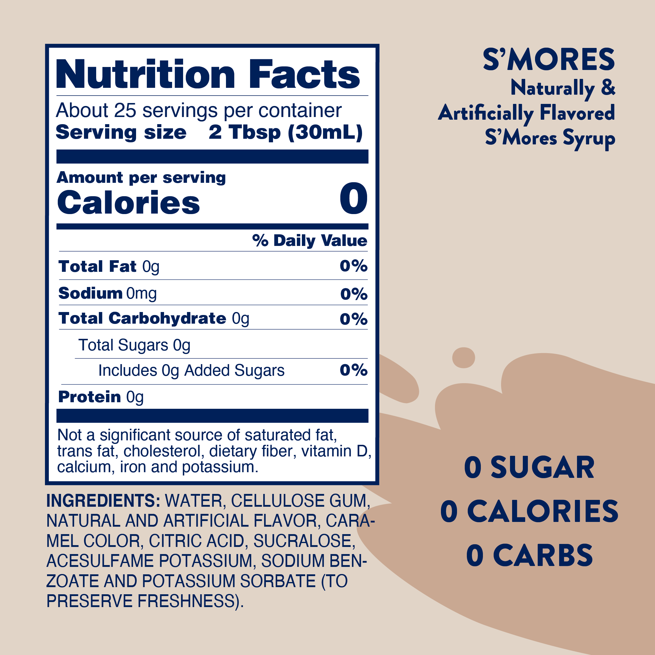 Sugar Free S'mores Syrup