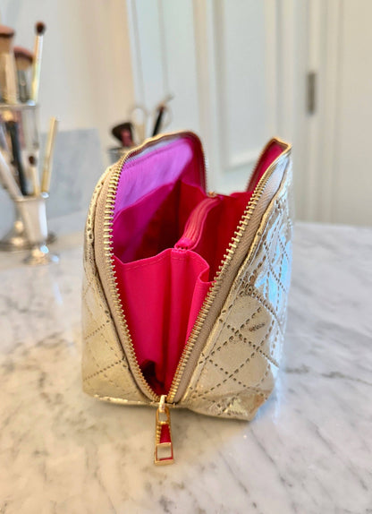 Caroline Hill Small Pouch Champagne Pop