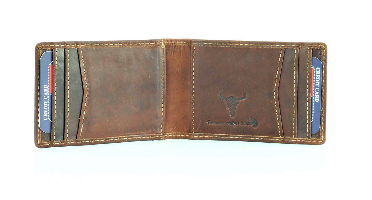 Bifold Money Clip Card Case