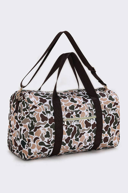 Deer Hunting Camouflage Canvas Duffle Bags