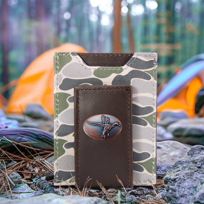 Zep-Pro Leather Magnetic Wallet - Mallard