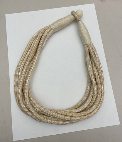 "Original" Slub 8-Strand Necklace (ecru)