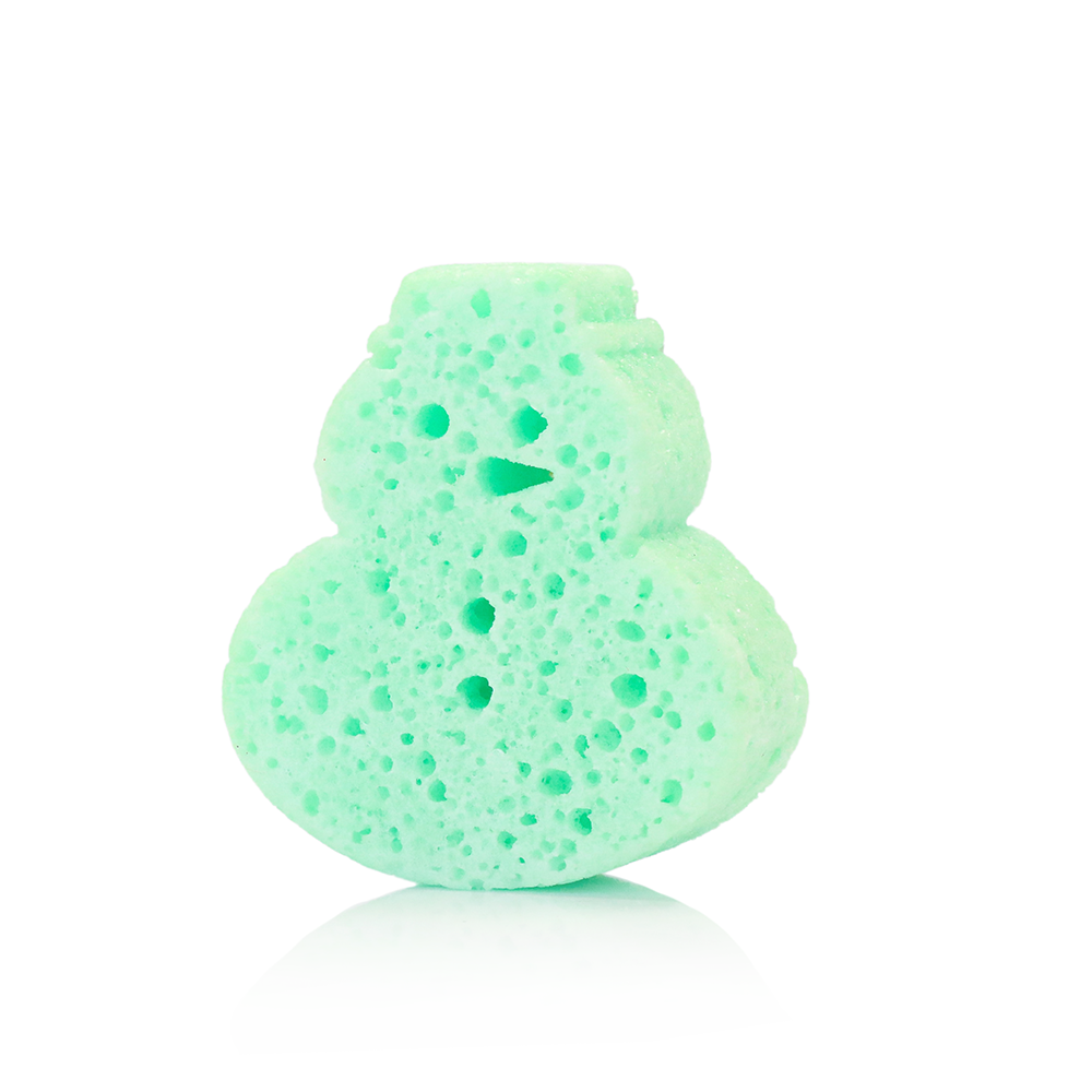 Green Snowman Winter Jasmine Buffer