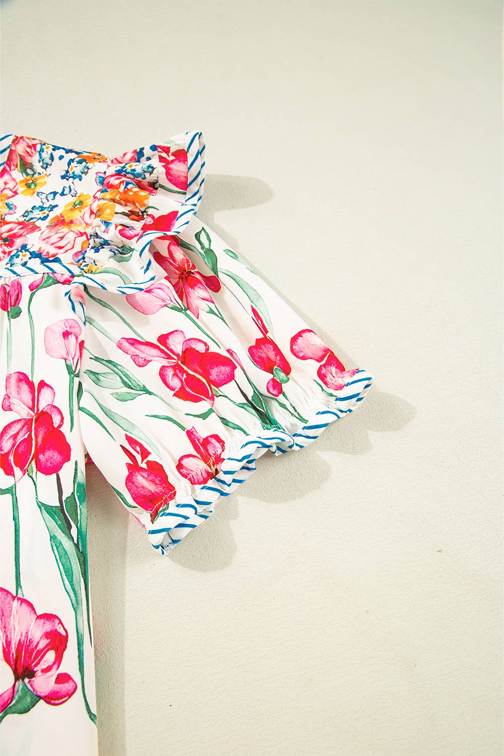 Plus Size Floral Print Blouse