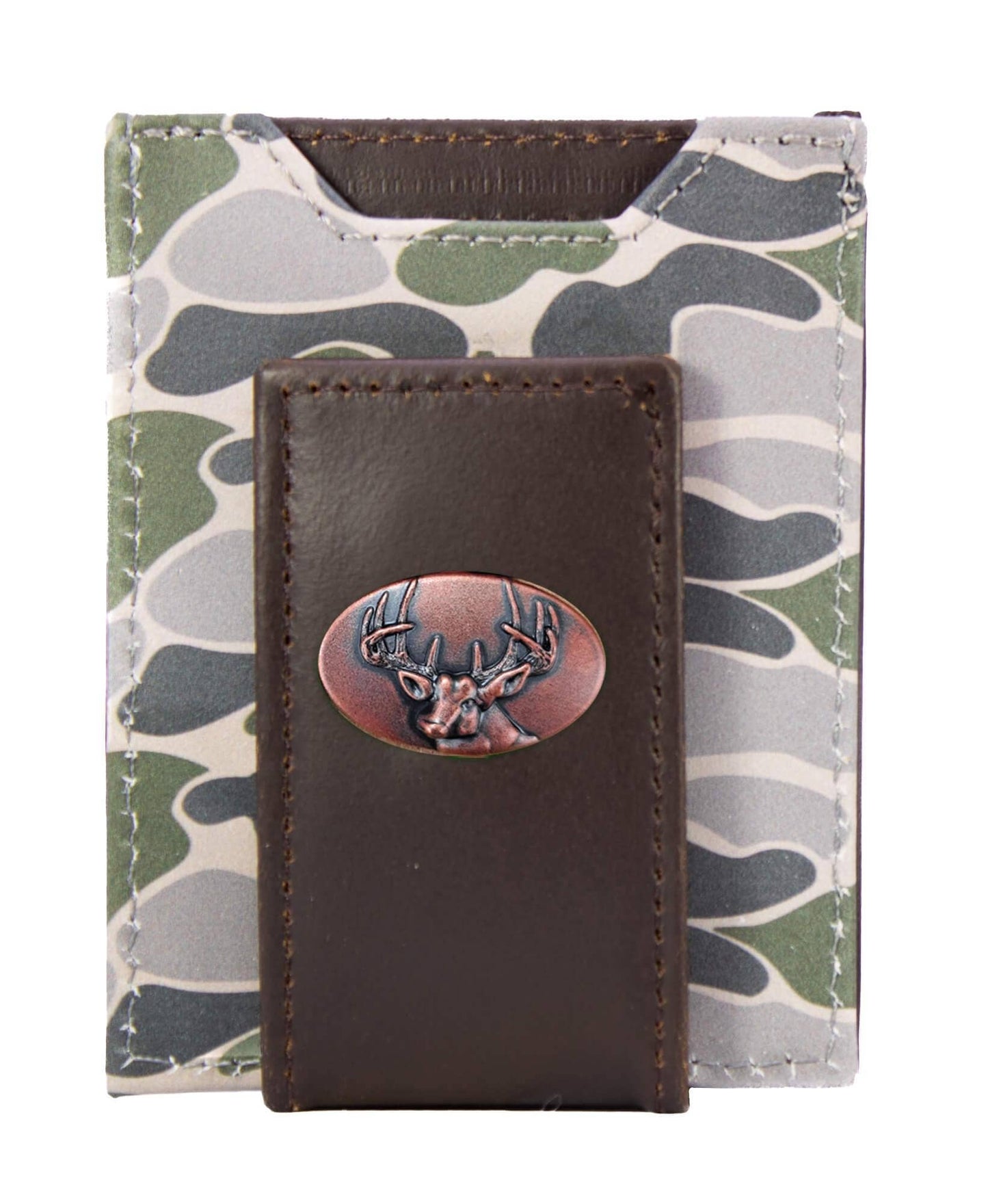 Zep-Pro Camo Magnetic Wallet - Buck