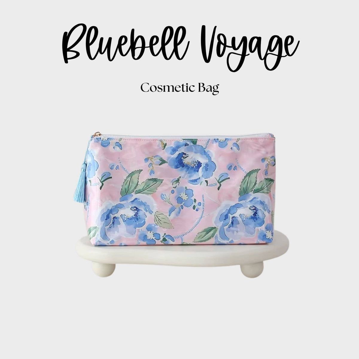 Waterproof Cosmetic Bag Bluebell Voyage