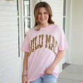 Lulu Mac Leopard T-Shirt Blossom
