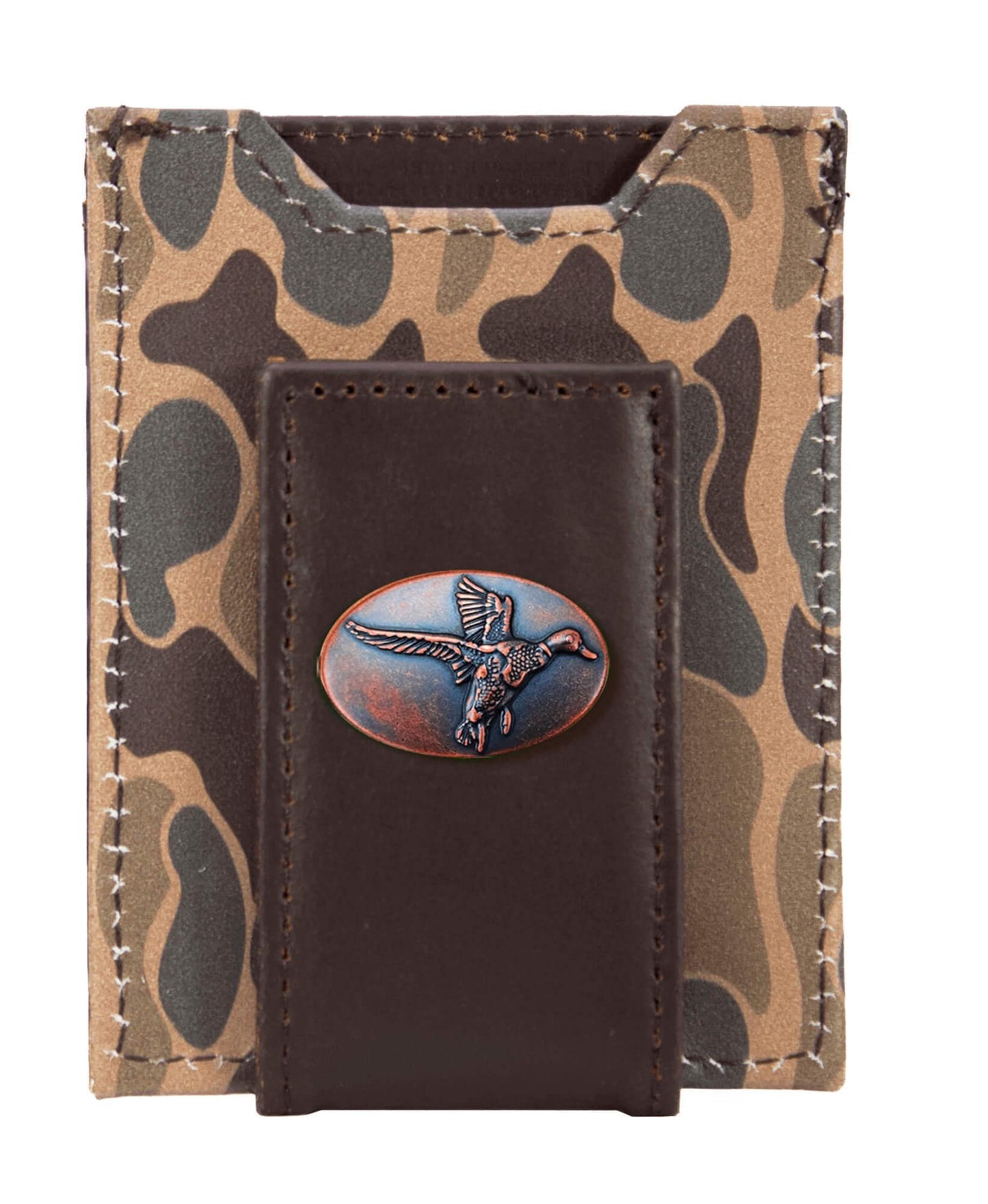 Zep-Pro Leather Magnetic Wallet - Mallard
