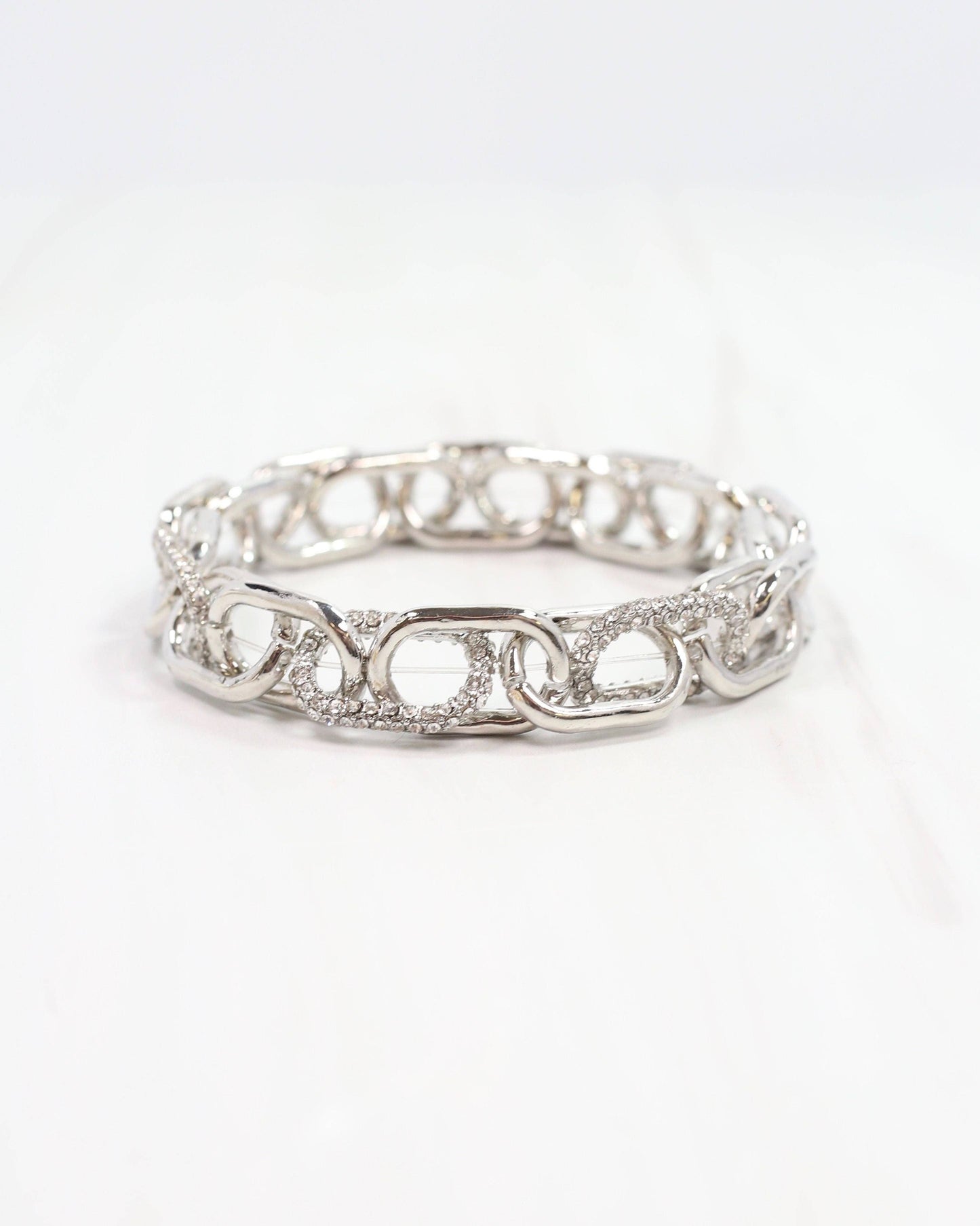 Caroline Hill Currie Link Silver Bracelet