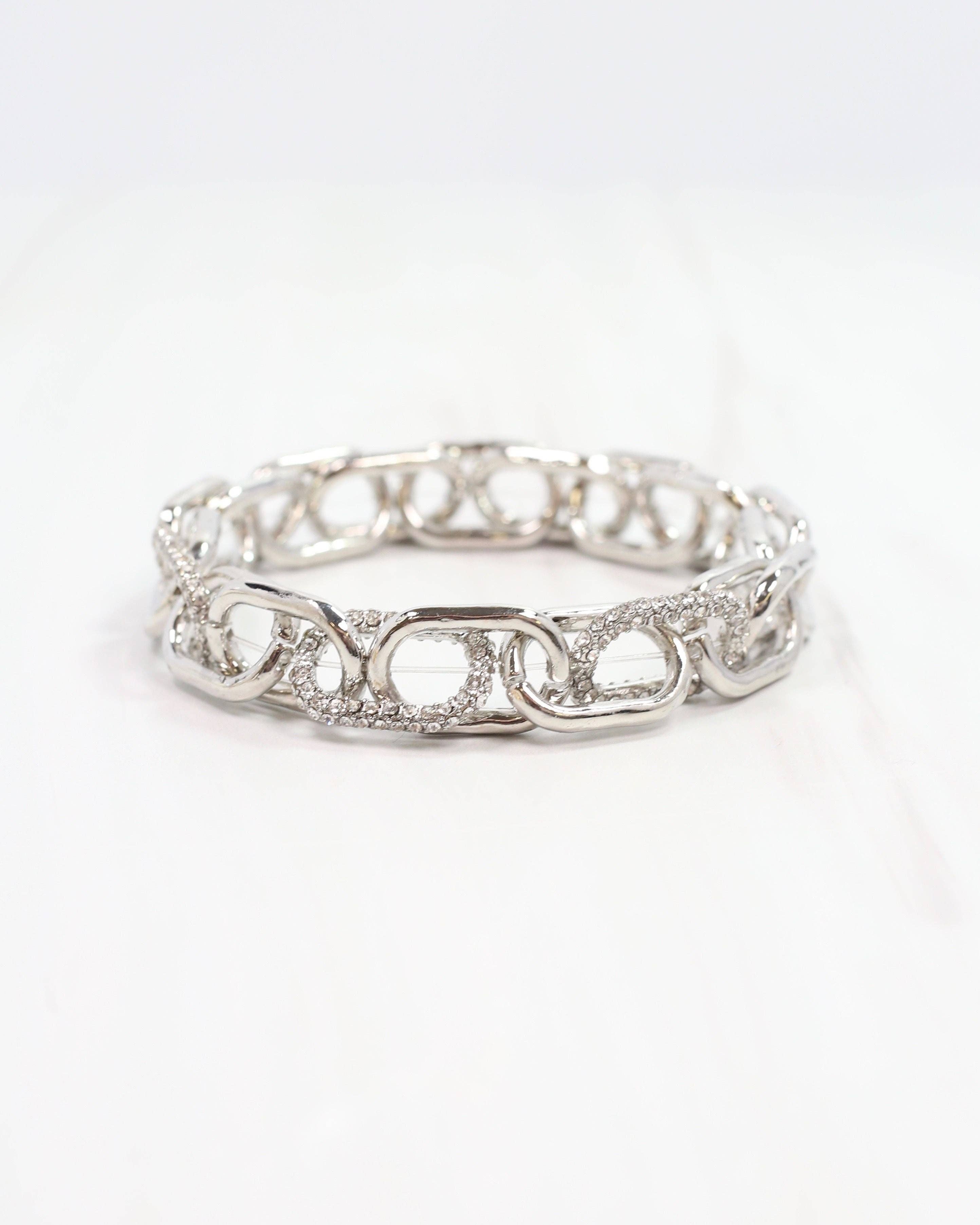 Caroline Hill Currie Link Silver Bracelet