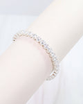 Caroline Hill CZ Cuff Bracelet Silver