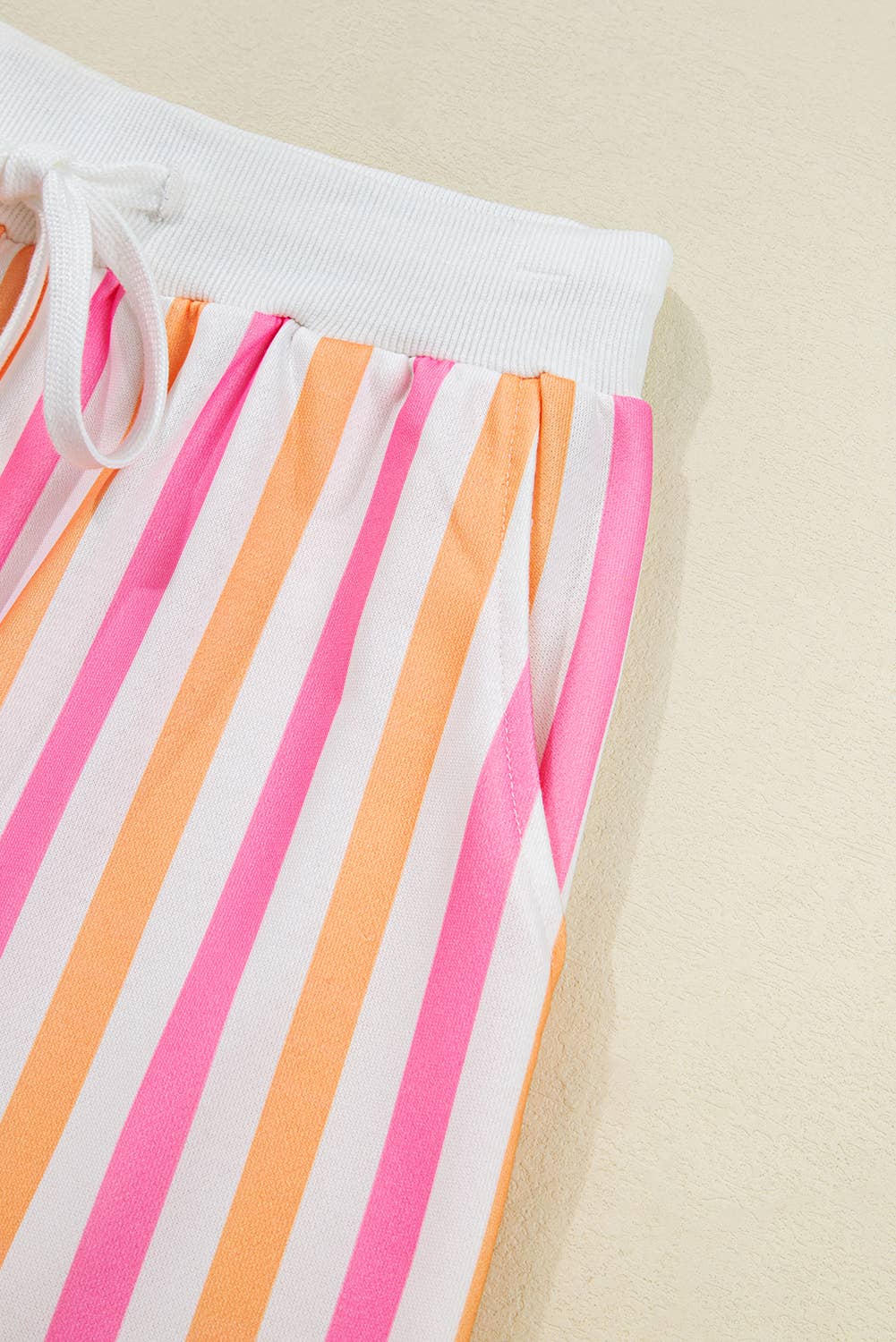 Drop Shoulder Loose Tee and Shorts Set