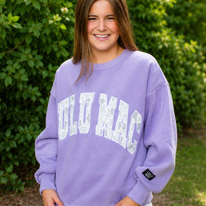 Lulu Mac Sweatshirt, Lavender/Camo