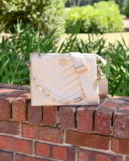 Caroline Hill Ariana Crossbody Pearl