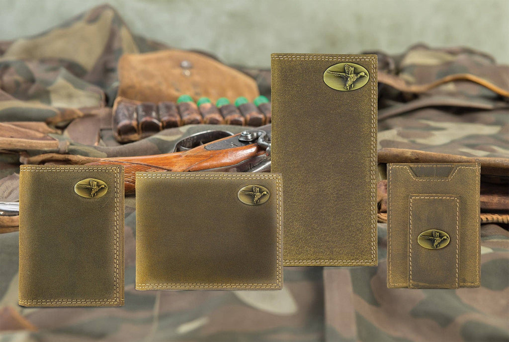 Zep-Pro Leather Magnetic Wallet-Mallard