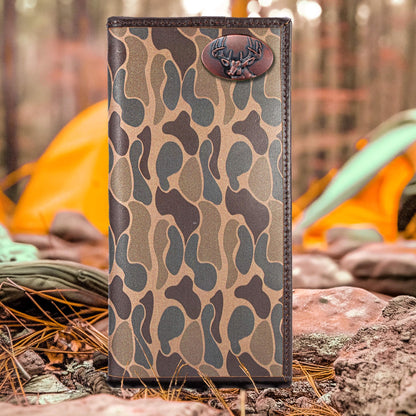 Zep-Pro Camo Tall Wallet - Buck