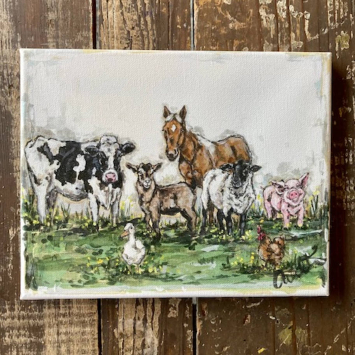 Farm Animal Canvas