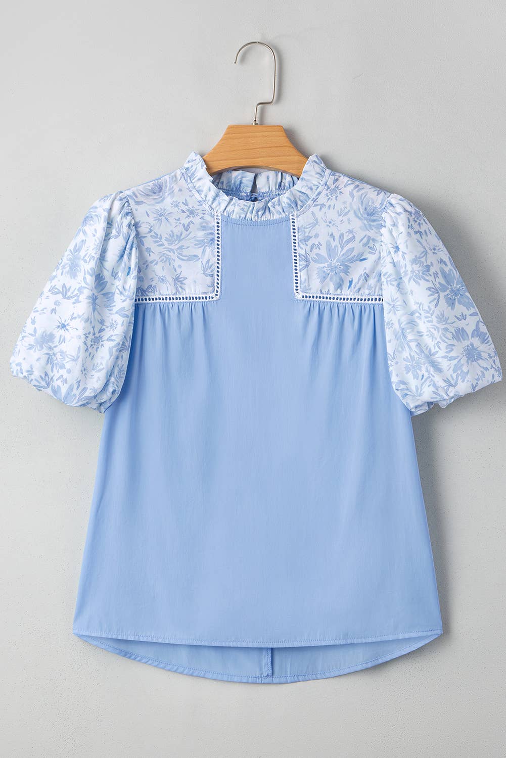 Floral Puff Sleeve Blouse