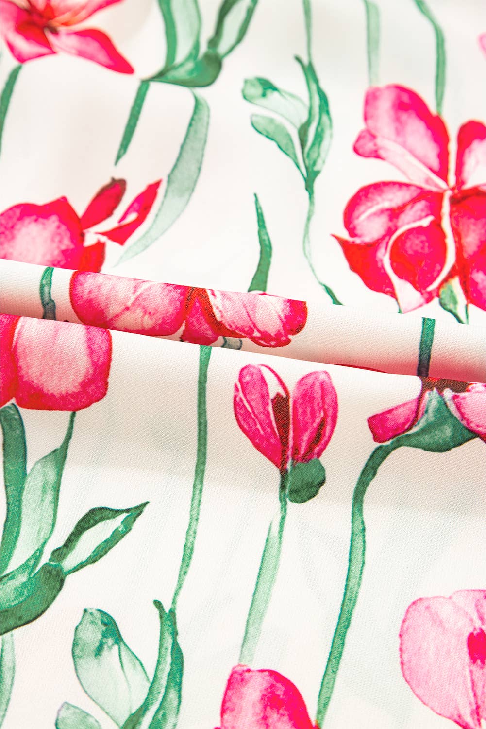 Plus Size Floral Print Blouse
