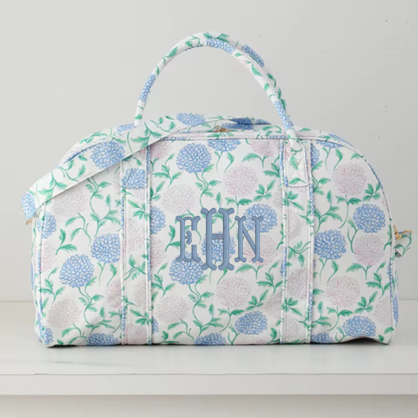 Floral Weekender Bag Hydrangea