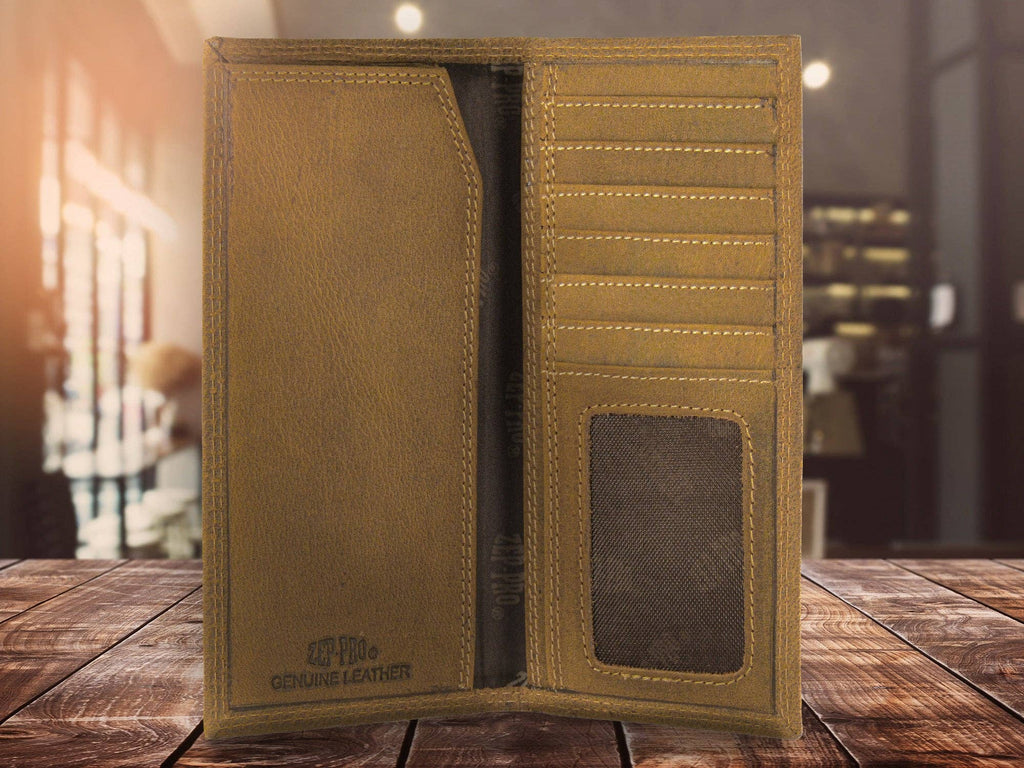 Zep-Pro Leather Tall Wallet - Lab