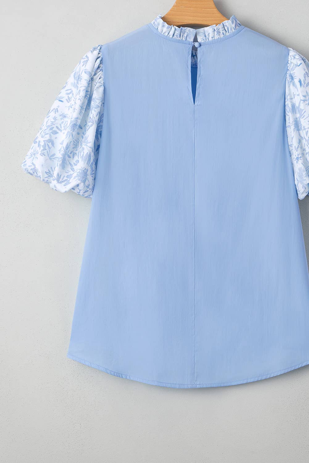 Floral Puff Sleeve Blouse