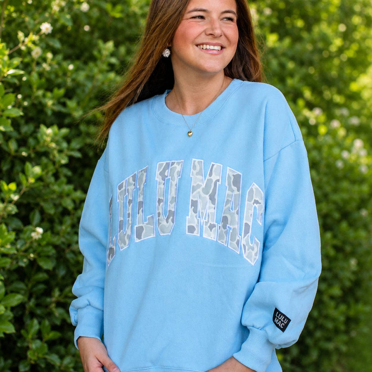 Lulu Mac Sweatshirt Lt Blue/Camo