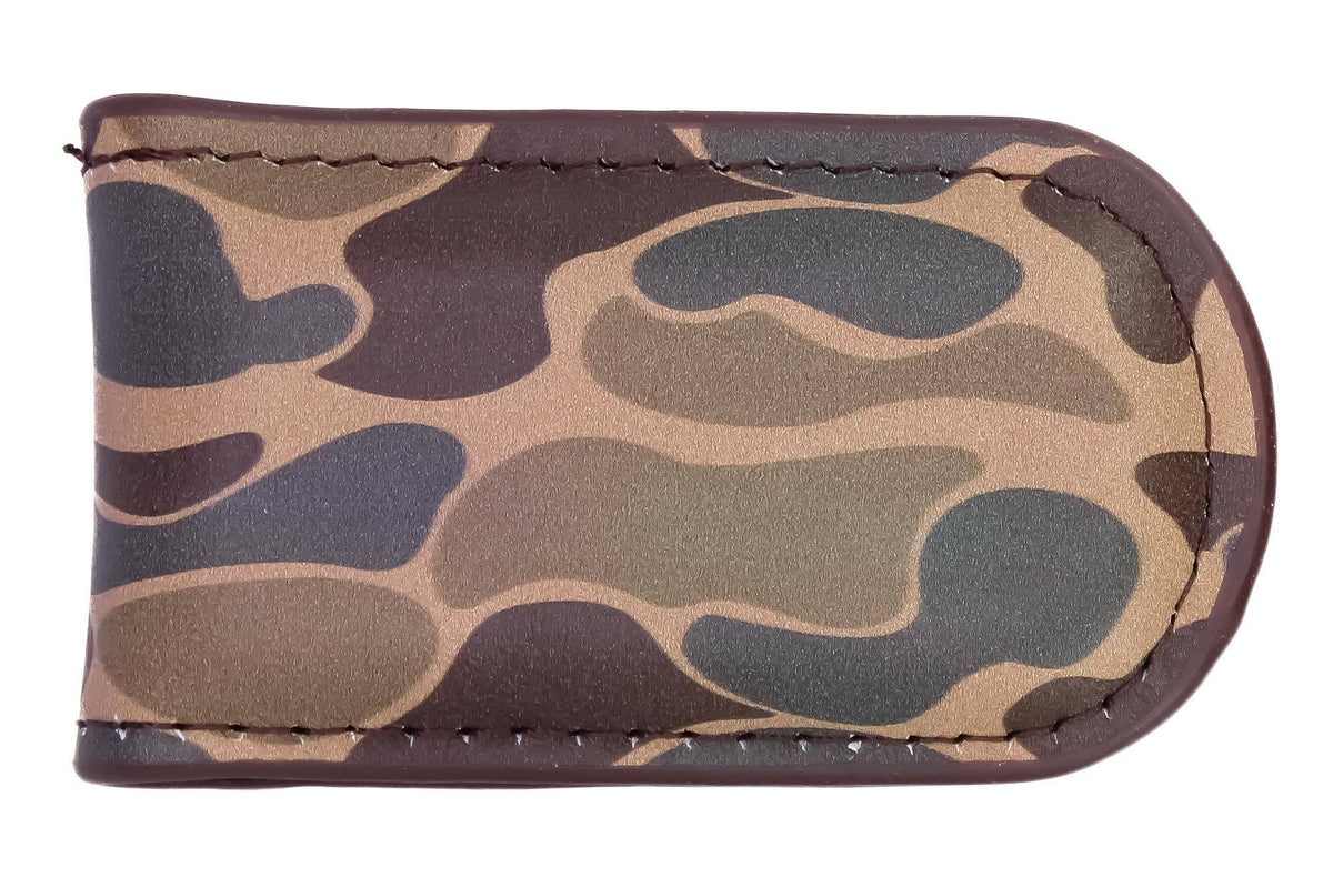 Zep-Pro Mallard Camo Leather Money Clip