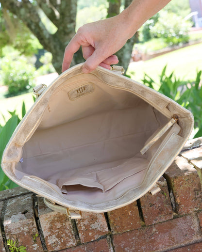 Jayden Tote Nude Patent SQ